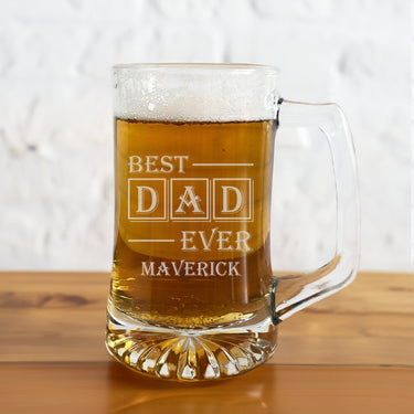 Design Your Own 25oz Laser Engraved Beer Mugs